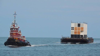 An Up Close Look at the East Coast Google Mystery Barge